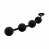 Nexus EXCITE Large Silicone Anal Beads – Black —