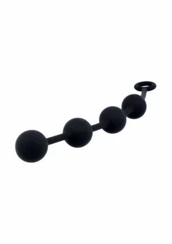 Nexus EXCITE Large Silicone Anal Beads – Black