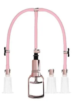 Clitoral & Nipple Pump Set Large – Rose Gold