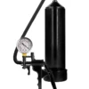 Elite Beginner Pump With PSI Gauge – Black