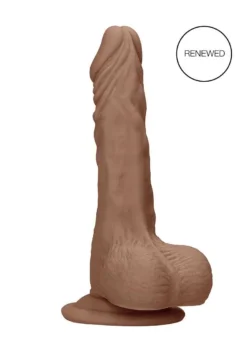 Dong With Testicles 8” – Tan