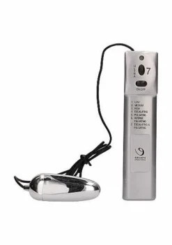 Seven Creations Ultra 7 Vibrating Vector Egg – Silver