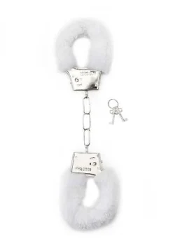 Furry Handcuffs – White