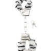 Furry Handcuffs – Zebra