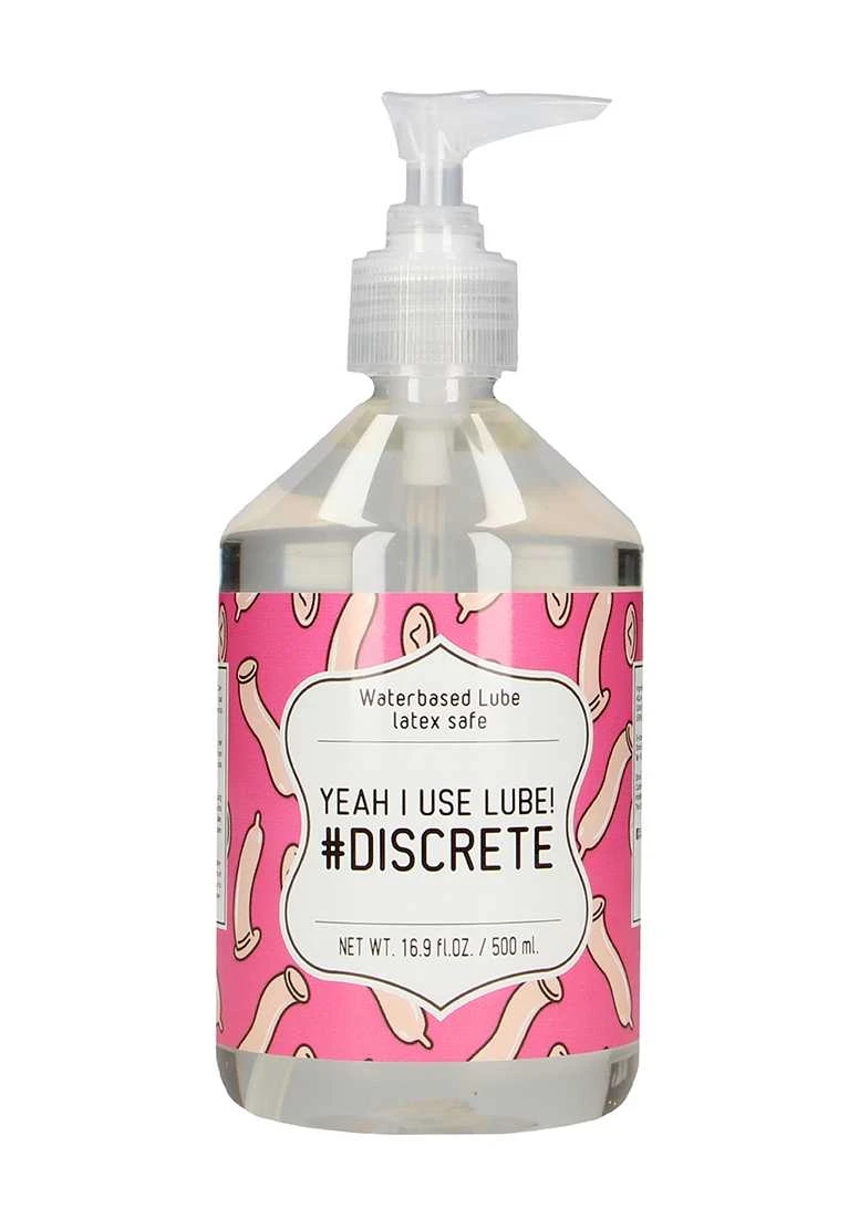 Waterbased Lube – YEAH I USE LUBE! #DISCRETE – 500 Ml 1 Waterbased Lube – YEAH I USE LUBE! #DISCRETE – 500 Ml