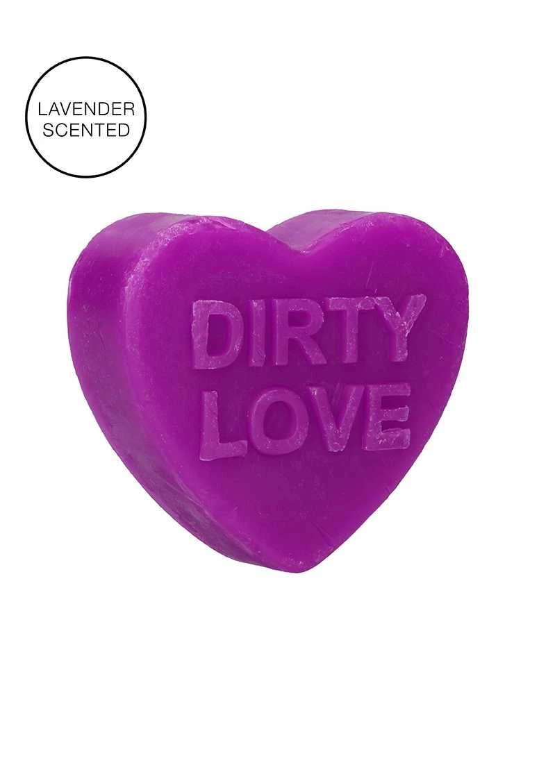 Heart Soap – Dirty Love – Lavender Scented 1 Heart Soap – Dirty Love – Lavender Scented