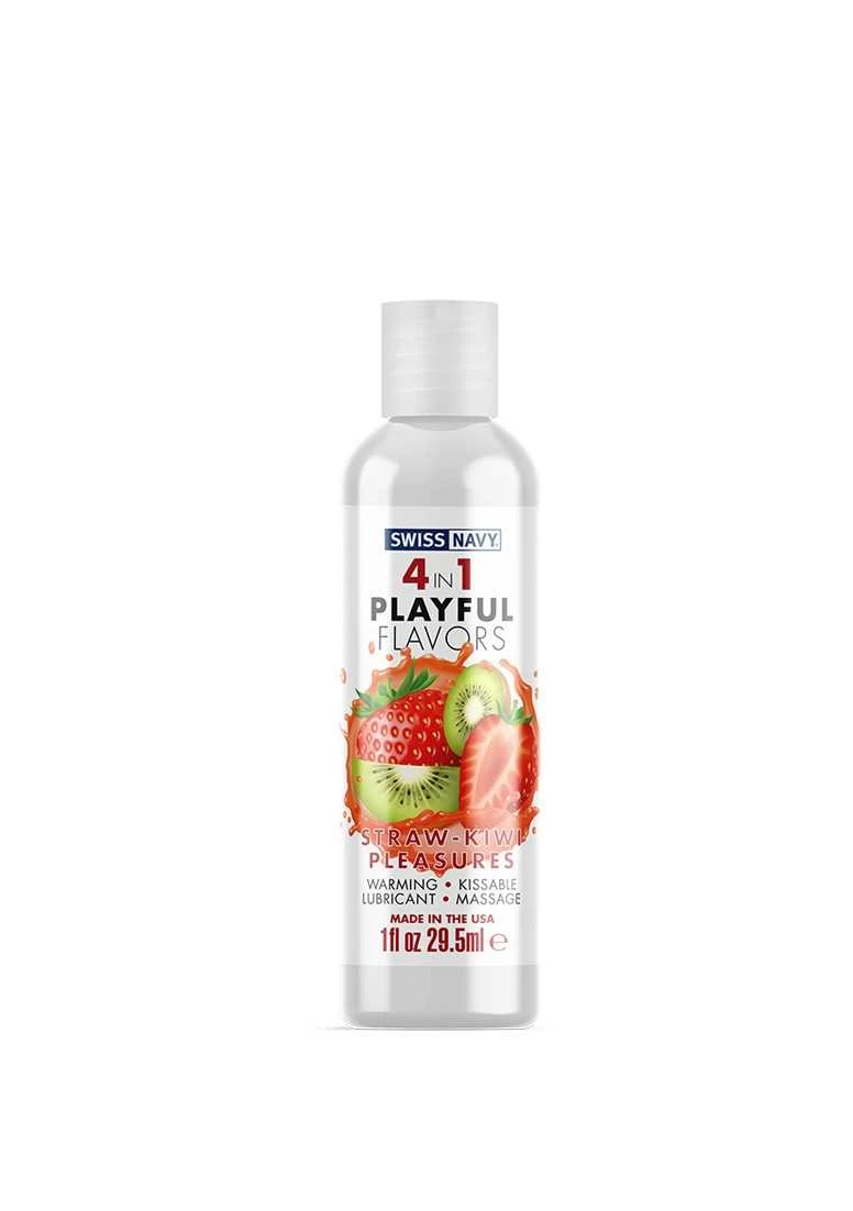 Playful 4 In 1 Glijmiddel Met Straw-Kiwi Pleasures-Smaak – 30ml 1 Playful 4 In 1 Glijmiddel Met Straw-Kiwi Pleasures-Smaak – 30ml