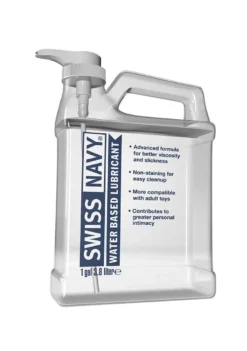 Swiss Navy Water Based Lubricant – 3.8 Liters