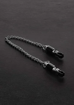 Triune – Barrel Tit Clamps With Chain (pair)