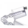 Anal Rosebud Vacuum With Beaded Rod – Transparent