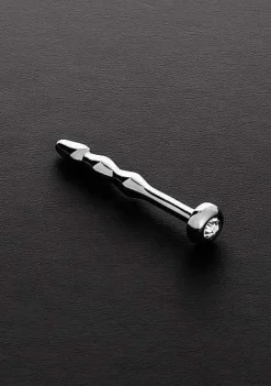 Jewelled Rose Plug – White