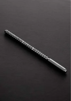 DIP STICK Ribbed (12x240mm) – Brushed Steel